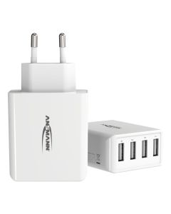 Home Charger HC430 weiß / 6 A / 30 W / 4 Port