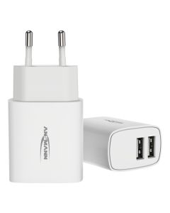 Home Charger HC212 weiß / 2,4 A / 12 W / 2 Port