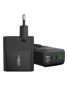 Home Charger mit Display HC365PD 65W / 3 A / 65 W / 3 Port