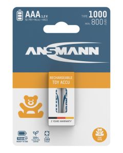 Toy NiMH Akku Micro AAA Typ 1000 (min. 800 mAh) maxE 2er Papierblister