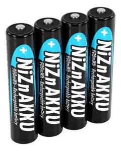 NiZN Akku Micro AAA 900mWh 4er