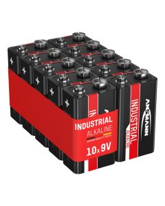 Industrial Alkaline Batterie Block E / 6LR61 10er Karton