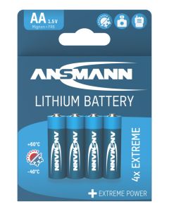 Lithium Batterie Mignon AA / FR6 4er Blister