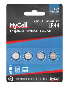 Alkaline Knopfzellen LR44 / LR1154 / AG13