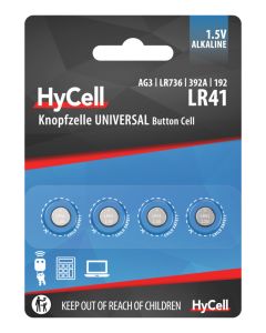 Alkaline Knopfzellen LR41 / LR736 / AG3