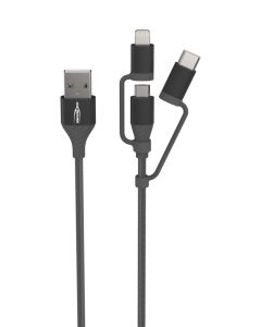 USB 3in1 Daten und Ladekabel 120 cm