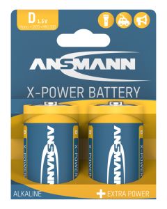 X-Power Alkaline Batterie Mono D / LR20 2er Papierblister
