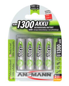 NiMH Akku Mignon AA 1300 mAh maxE 4er Blister