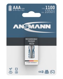  NiMH Akku Micro AAA Typ 1100 (min. 1050 mAh) 2er Blister