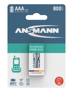 Dect NiMH Akku Micro AAA 800 mAh maxE 2er Blister