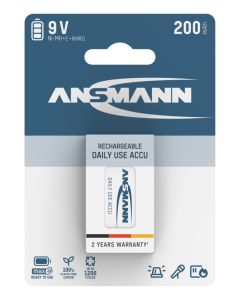  NiMH Akku 9V E-Block 200 mAh maxE 1er Blister